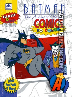 Batman the Animated Series Comics to Color book from Golden.