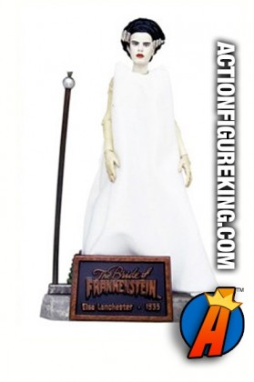 Sideshow 8-inch figure of Elsa Lanchester as the Bride of Frankenstein.