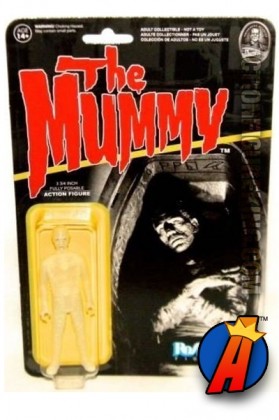 Funko ReAction 3.75-inch retro action figure - Variant glow-in-the-Dark Mummy.