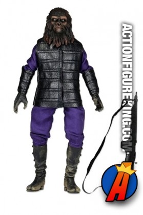 8-inch scale PLANET OF THE APES GORILLA SOLDIER action figure from NECA.