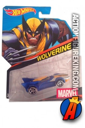 X-Men Wolverine die-cast car from Hot Wheels.