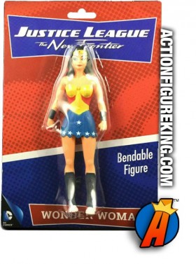 NJ CROCE THE NEW FRONTIER (branded version) 5.5-INCH WONDER WOMAN BENDY FIGURE