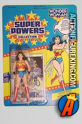 Vintage Kenner Super Powers Collection Wonder Woman action figure.