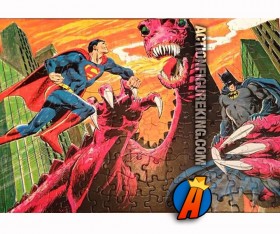 Nice artwork from this APC 200-Piece Superman and Batman Jigsaw Puzzle.