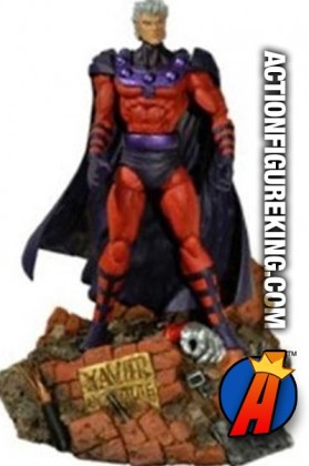 Diamond presents this rare Marvel Select variant Magneto without his helmet.