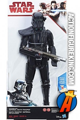 HASBRO STAR WARS SIXTH-SCALE ELECTRONIC IMPERIAL DEATH TROOPER FIGURE