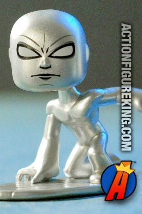 Funko Marvel Mystery Minis Silver Surfer bobblehead figure.