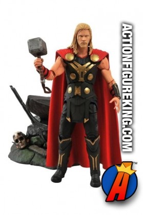 Fully articulated Marvel Select Thor 2 The Dark World action figure from Diamond Select.