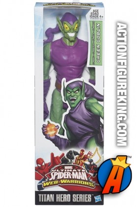 Sixth-scale Titan Hero Series Green Goblin figure from Hasbro.