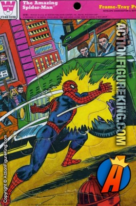 Spider-Man 9-Piece Frame-Tray puzzle from Whitman (4519A).