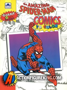 The Amazing Spider-Man Comics to Color from Golden and Gold Key.