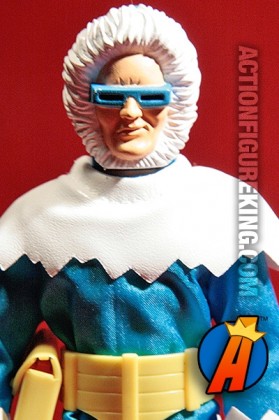 Detailed view of this Mattel Retro-Action 8 inch Captain Cold Figure.