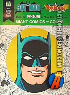 Batman versus Penguin in Four Birds of a Feather coloring book from Whitman.