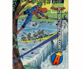 The Rainbow Works Spider-Man 63-piece jigsaw puzzle.