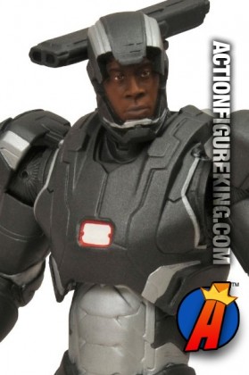 This Marvel Select War Machine figure features a a removable mask and an incredible likeness to actor Don Cheadle.