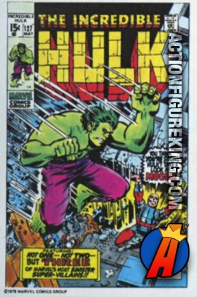 7 of 24 from the 1978 Drake&#039;s Cakes Hulk comics cover series.
