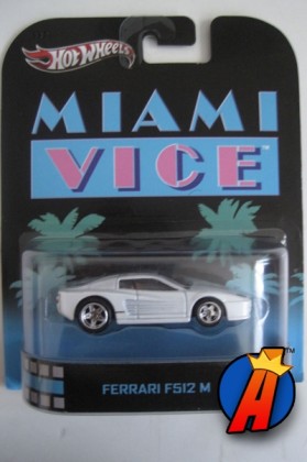 Sonny Crockett&#039;s white Ferrari from Hot Wheels (2013).