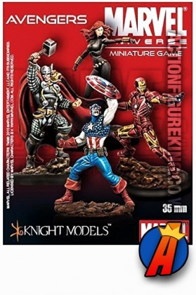 Marvel Universe  355mm AVENGERS Metal Figures from Knight Models.