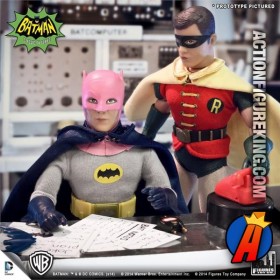 Mego-Style LIMITED EDITION BATMAN CLASSIC TV SERIES PINK COWL 8-INch Action Figure from FTC circa 2014
