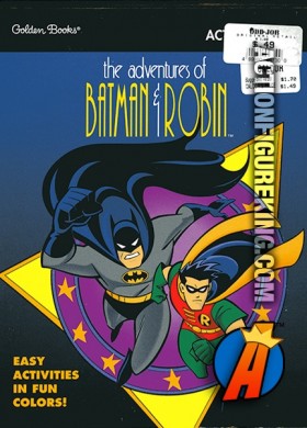 The Adventures of Batman and Robin activity book from Golden.