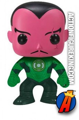 Funko Pop! Heroes movie Sinestro vinyl figure number 12.