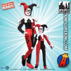 DC COMICS SIXTH-SCALE HARLEY QUINN MEGO STYLE ACTION FIGURE with Removable Cloth Uniform