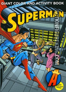 Giant Superman Color and Activity Book from Meredith Publishing.