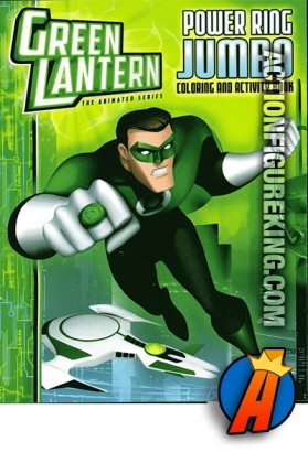 Front cover of the Green Lantern Coloring and Activity Book from Bendon Publishing.