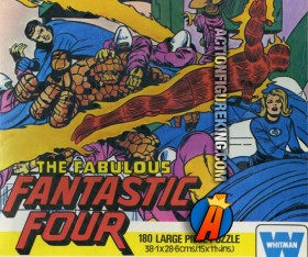 Whitman UK import The Fabulous Fantastic Four 180 large piece jigsaw puzzle.