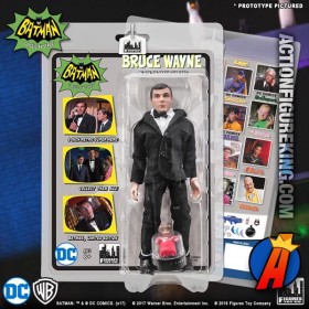 BATMAN CLASSIC TV Series Mego-style Adam West as BRUCE WAYNE BLACK TIE Variant 8-INCH Action Figure from FTC 2017