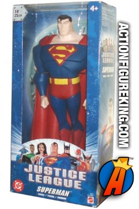 Justice League Animated 10-inch scale Superman roto figure from Mattel.