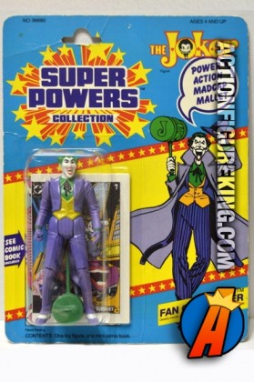 Vintage Kenner Super Powers Joker action figure.