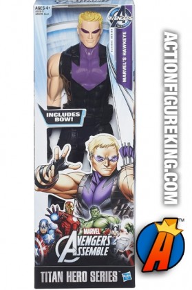 12-inch Titan Hero Series Avengers Hawkeye figure.