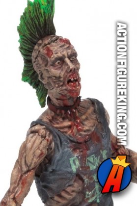 The Walking Dead Series 3 Punk Rock Zombie action figure.