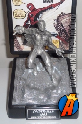 Pewter Comic Book Champions Amazing Spider-Man figure.