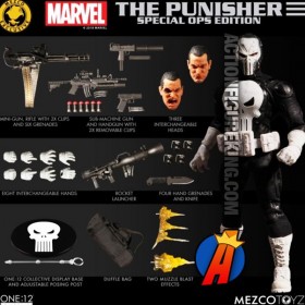 MEZCO 1:12 COLLECTIVE SAN DIEGO COMICON SPECIAL OPS PUNISHER FIGURE