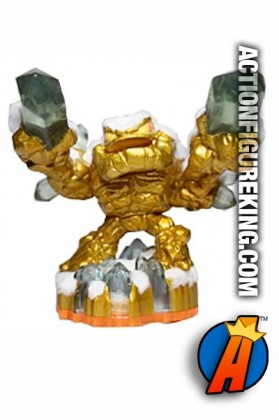 Skylanders Giants employee exclusive Gold Lightcore Prism Break figure.