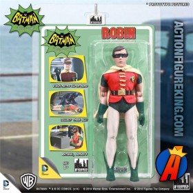 Burt Ward as Robin 8-inch Mego-style action figure with cloth outfit.
