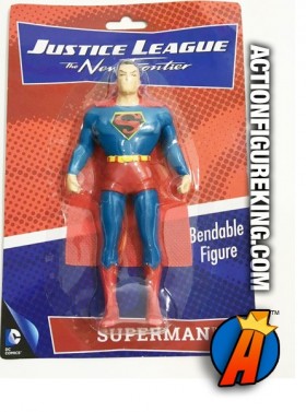 NJ CROCE DC THE NEW FRONTIER (Branded Version) SUPERMAN 5.5-INCH BENDY FIGURE REISSUE