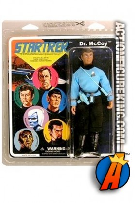 STAR TREK Mego 8-inch repro DR. BONES MCCOY action figure from Diamond Select Toys.