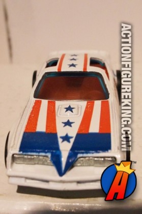 Hot Wheels Captain America die-cast car circa 1978.