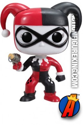 Funko 6-inch Pop Heroes Harley Quinn figure.