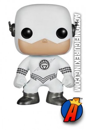 Funko Pop! Heroes White Lantern Flash vinyl bobblehead figure.