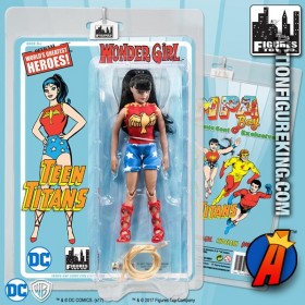 Figures Toy Co. Teen Titans MEGO STYLE Variant WONDER GIRL 7-INCH Action Figure a 2017 Emerald City Comics Exclusive Ltd. Edition.
