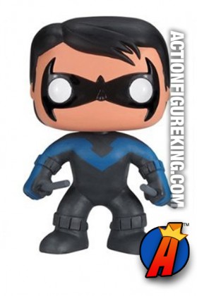 Funko 6-inch Pop Heroes Nightwing figure.
