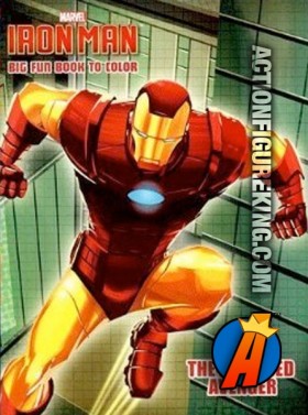 Iron Man - The Armored Avenger coloring book from Dalmatian Press.