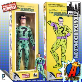 DC Comics quarter-scale Mego Retro RIDDLER aciton figure.