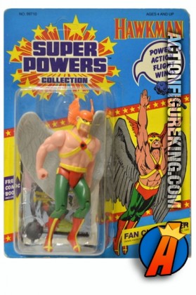 Vintage Kenner Super Powers Hawkman action figure.