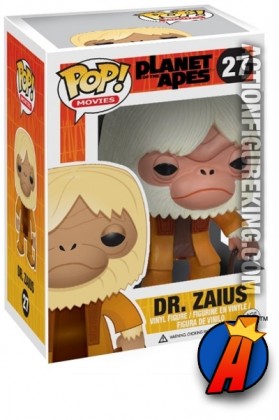 Funko Pop! Movies Planet of the Apes Doctor Zaius vinyl figure.