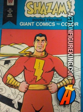 Shazam! Double Trouble Giant Comics to Color coloring book from Whitman.